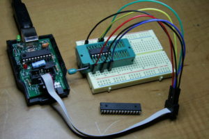 Crack Chip PIC16F54 Eeprom and its flash memory has to disable the tamper resistance system and reset the status of Microcontroller from locked to unlocked,