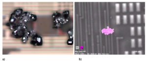 Unlock Microcontroller PIC18F85K22 Flash memory needs to depackage the silicon cap of the MCU PIC18F85K22 by IC breaking method, then cut of the security fuse bit through focus ion beam and then extract firmware from Microprocessor flash memory