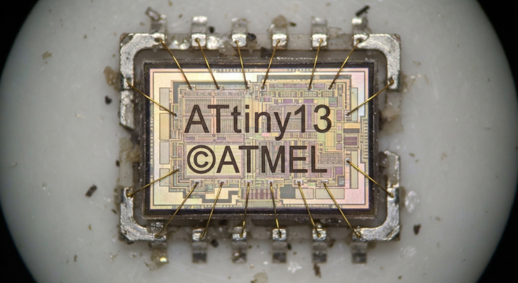 Em um projeto autorizado de recuperação de firmware, o objetivo pode ser descrito como clonar o código-fonte do IC ATtiny13, embora tecnicamente o material disponível possa ser firmware em vez do código-fonte original. Um ATtiny13 protegido pode utilizar configurações de proteção que restringem a leitura do programa, enquanto os dados armazenados podem existir como informações binárias na memória Flash ou EEPROM. Dependendo da condição do dispositivo e da configuração de proteção, os engenheiros podem tentar quebrar a proteção, desbloquear, realizar a leitura, fazer um dump, descriptografar, copiar, replicar ou recuperar de outra forma os dados de firmware acessíveis de um ATtiny13. O arquivo do programa recuperado pode conter dados hexadecimais ou binários que podem ser examinados e convertidos em uma imagem de firmware utilizável quando isso for tecnicamente possível. No entanto, para um ATtiny13 com proteção bloqueada ou criptografada, a recuperação direta do código-fonte não é garantida, e a estrutura original do software, os comentários, os nomes das variáveis e os arquivos do projeto de desenvolvimento normalmente não podem ser reconstruídos simplesmente a partir de um dump da memória.