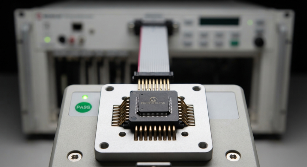 Para un microcontrolador PIC18F4610 protegido, asegurado, cifrado o bloqueado, la recuperación del firmware comienza identificando exactamente el firmware, código fuente, datos, software, memoria, archivo, flash, EEPROM, microcontrolador, microprocesador, MCU, chip o IC involucrado y comprendiendo su configuración de memoria y protección. Dependiendo del estado del PIC18F4610 y de la autorización del cliente, un especialista puede investigar si es técnicamente posible romper la protección, desbloquear, replicar, copiar, realizar un volcado, descifrar o leer la información almacenada dentro del PIC18F4610. El proceso puede implicar examinar la configuración del chip PIC18F4610, identificar las interfaces de programación o depuración disponibles, analizar las condiciones de acceso a la memoria y utilizar las herramientas de hardware y software adecuadas para una recuperación legítima del firmware. Si la memoria no está protegida, puede ser posible realizar una lectura convencional; si el MCU PIC18F4610 está bloqueado, puede ser necesario realizar un análisis técnico adicional, y algunas configuraciones de protección pueden impedir la recuperación completa.