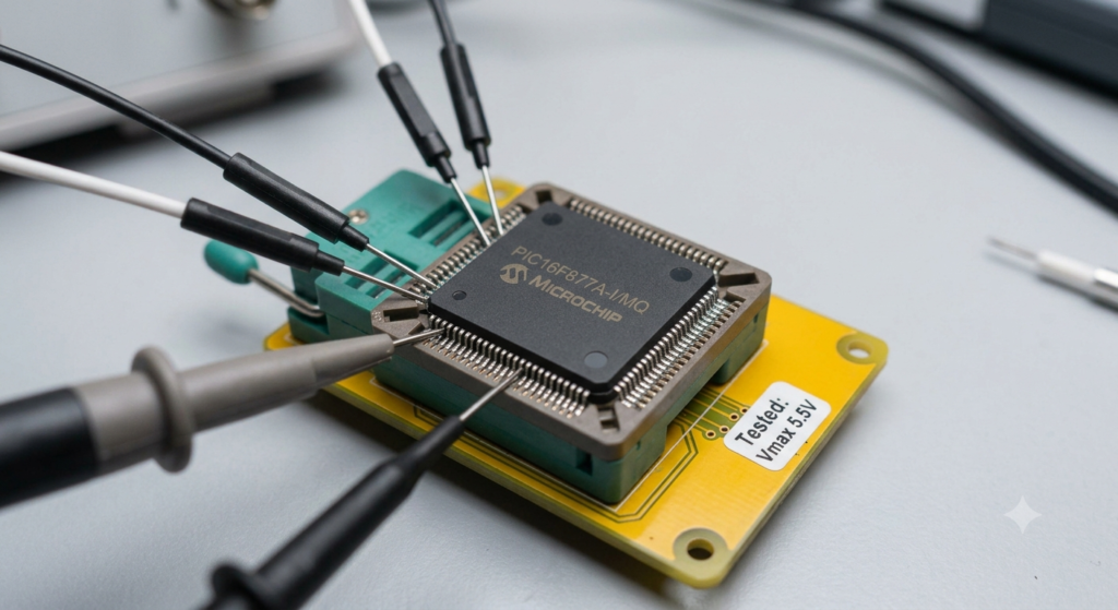 Cuando un laboratorio de ingeniería analítica recibe el encargo de desbloquear, descifrar o superar la protección de un microcontrolador Microchip PIC16F877A para realizar un readout seguro del código, el flujo de trabajo va más allá de la interacción convencional con el software y entra en el ámbito de la ingeniería de alta precisión del MCU Microchip PIC16F877A. Superar el perímetro de seguridad de un microprocesador Microchip PIC16F877A protegido para ejecutar un volcado completo de datos requiere técnicas no destructivas de análisis de circuitos a nivel de hardware que neutralicen de forma segura los bits de seguridad activos sin dañar la matriz lógica del microprocesador Microchip PIC16F877A. Técnicos especializados utilizan métodos avanzados de análisis físico, como técnicas precisas de voltage-glitching, perfilado térmico localizado o micro-sondeo realizado directamente sobre el sustrato expuesto del microcontrolador Microchip PIC16F877A, para desactivar temporalmente los indicadores de protección.