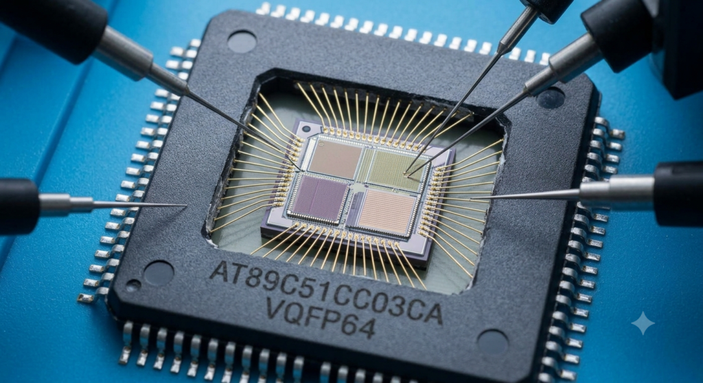 Работа с защищённым микроконтроллером, таким как microchip at89c51cc03ca, подразумевает последовательный анализ аппаратных механизмов защиты для восстановления встроенной программы. Процесс начинается с применения таких методов, как fault injection или microprobing, для исследования защитных битов microchip at89c51cc03ca microprocessor и отключения механизма защиты от чтения. После подготовки microchip at89c51cc03ca mcu содержимое памяти flash и eeprom может быть считано в виде необработанного потока данных.
Если производитель сохранил информацию в зашифрованном виде, полученные данные расшифровываются для формирования корректного файла hexadecimal (hex) и соответствующего образа binary. Набор файлов microchip at89c51cc03ca microprocessor представляет собой полный комплект firmware, что позволяет воспроизвести microchip at89c51cc03ca microcontroller путём программирования новой микросхемы при наличии необходимых прав и условий. На практике подобная процедура направлена на восстановление встроенного программного обеспечения.