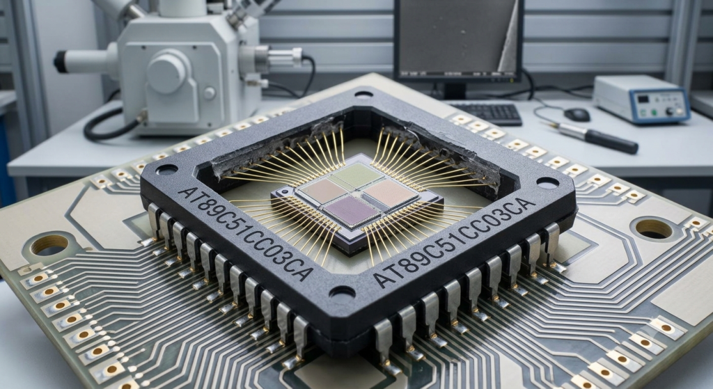 microchip at89c51cc03ca와 같은 보호된 마이크로컨트롤러의 내장 프로그램을 복구하기 위해서는 하드웨어 보호 메커니즘을 체계적으로 분석하는 과정이 필요합니다. 이 절차는 fault injection 또는 microprobing과 같은 기술을 이용하여 microchip at89c51cc03ca microprocessor의 보안 잠금 비트를 조사하고 읽기 보호 기능을 비활성화하는 단계에서 시작됩니다. 이후 microchip at89c51cc03ca mcu의 flash 및 eeprom 메모리 내용을 원시 데이터 스트림 형태로 확보할 수 있습니다.
제조사가 데이터를 암호화된 형태로 저장한 경우에는 확보된 데이터를 복호화하여 깨끗한 hexadecimal (hex) 파일과 이에 대응하는 binary 이미지를 생성합니다. microchip at89c51cc03ca microprocessor의 파일 세트는 전체 firmware를 구성하며, 적절한 조건에서는 이를 이용하여 새로운 칩에 프로그램함으로써 microchip at89c51cc03ca microcontroller를 재현할 수 있습니다. 실제로 이러한 절차의 목적은 원래의 임베디드 소프트웨어를 충실하게 복원하는 것입니다.