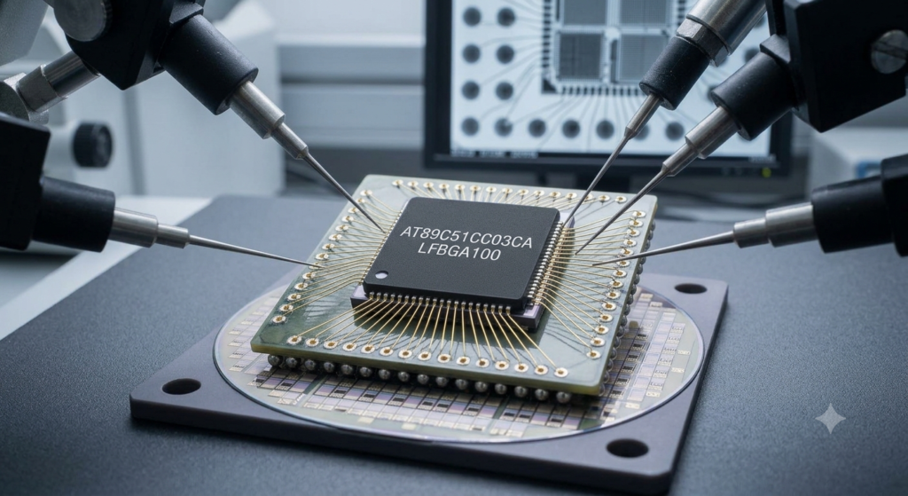 microchip at89c51cc03ca जैसे संरक्षित माइक्रोकंट्रोलर से एम्बेडेड प्रोग्राम को पुनर्प्राप्त करने के लिए उसकी हार्डवेयर सुरक्षा व्यवस्था का व्यवस्थित विश्लेषण किया जाता है। प्रक्रिया की शुरुआत fault injection या microprobing जैसी तकनीकों के माध्यम से microchip at89c51cc03ca microprocessor के सुरक्षा लॉक बिट्स का परीक्षण करने तथा रीडआउट सुरक्षा को निष्क्रिय करने से होती है। इसके बाद microchip at89c51cc03ca mcu की flash और eeprom मेमोरी की संपूर्ण सामग्री को एक कच्चे डेटा स्ट्रीम के रूप में प्राप्त किया जाता है।
यदि निर्माता ने जानकारी को एन्क्रिप्टेड रूप में संग्रहीत किया है, तो प्राप्त डेटा को डिक्रिप्ट करके एक स्वच्छ hexadecimal (hex) फ़ाइल तथा उससे मेल खाती binary इमेज तैयार की जाती है। microchip at89c51cc03ca microprocessor का यह फ़ाइल-समूह संपूर्ण firmware का प्रतिनिधित्व करता है और उपयुक्त परिस्थितियों में एक रिक्त चिप पर प्रोग्राम करके microchip at89c51cc03ca microcontroller का पुनर्निर्माण किया जा सकता है। व्यवहार में, इस प्रकार की प्रक्रिया का उद्देश्य मूल एम्बेडेड सॉफ़्टवेयर को पुनर्स्थापित करना होता है।