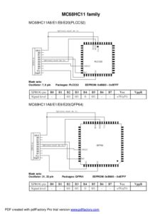 Replicate MC68HC11A8 MCU Memory Program