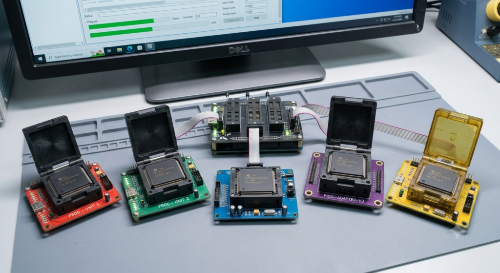 Cuando un laboratorio de ingeniería industrial pretende descifrar, desbloquear, desencriptar o ejecutar una lectura segura (secure readout) desde un microprocesador DSP Texas Instrument TMS320F243PG protegido, superar la configuración bloqueada del DSP MCU Texas Instrument TMS320F243PG para generar un volcado de datos completamente libre de errores requiere técnicas altamente localizadas de análisis de circuitos basadas en hardware que modifican temporalmente los límites lógicos del microcontrolador DSP Texas Instrument TMS320F243PG. Equipos especializados aplican grabado mediante haz de iones focalizado (FIB), micro-sondeo o técnicas altamente controladas de alteración de voltaje directamente sobre el sustrato de silicio para neutralizar de forma segura los fusibles internos de protección sin dañar las estructuras principales de memoria. La necesidad comercial de replicar completamente, clonar o recuperar de forma segura el firmware del microcontrolador DSP Texas Instrument TMS320F243PG dentro del mercado industrial global está creciendo rápidamente debido a las realidades logísticas y a las necesidades de continuidad operativa.