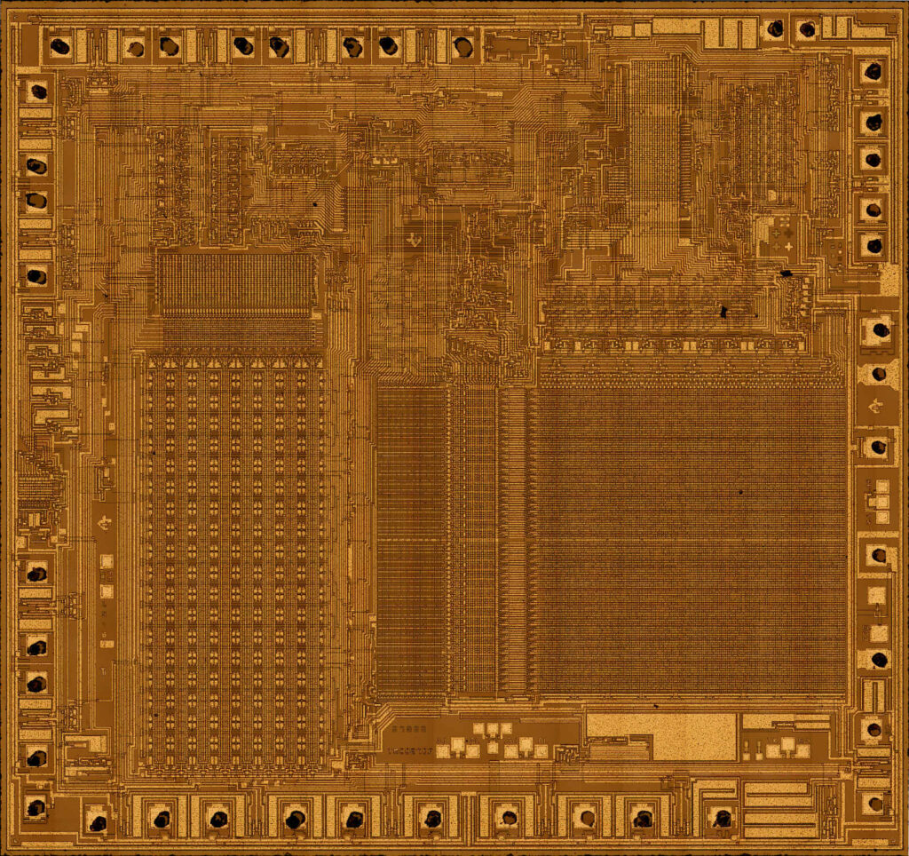 Crack IC flash firmware should start from understand the working principle of it. The first step Is establishing the processor schematic diagram