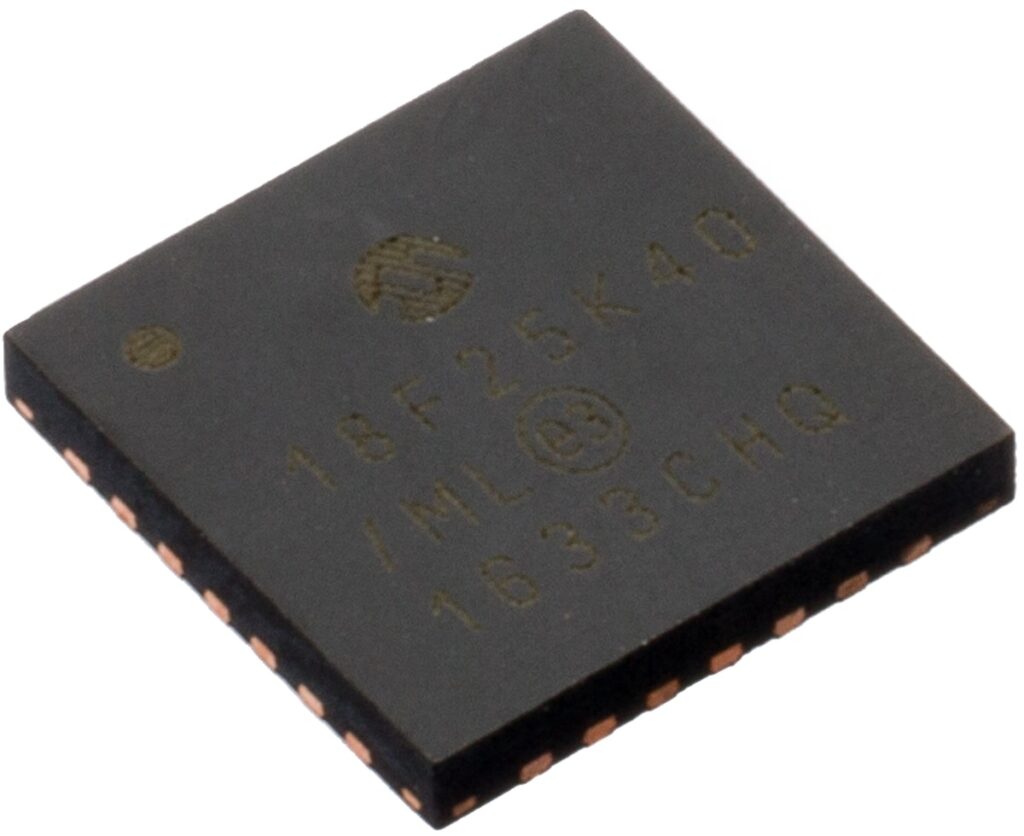 copiar Microchip PIC18F25K40 archivo de memoria flash del microcontrolador al nuevo microprocesador fresco, microcontrolador original pic18f25k40 protección bloqueada se invertirá y firmware flash incrustado se extrae de MCU PIC18F25K40