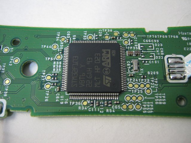 Crack ARM Microcontroller STM32F103TB Flash Memory
