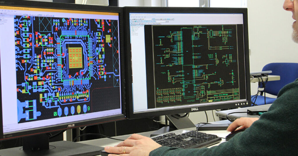 The reverse engineering PCB board process typically involves physical assessment and measurement of the PCB, such as tracing connections using multimeters, identifying components and their values, and examining the PCB layout.